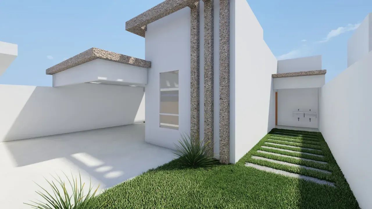 Aluga-se Casa Nova , Ampla: 3 Quartos, 1 Suíte - Inocência/MS - Foto 5