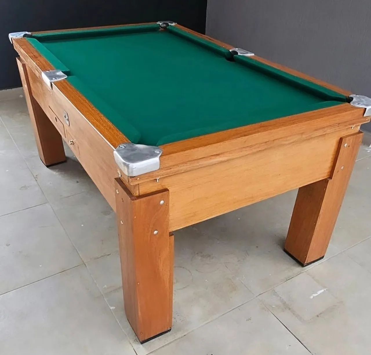 Mesa de Sinuca Nova com Taco e Jogo de Bolas R$ 3.899,00  - Foto 4