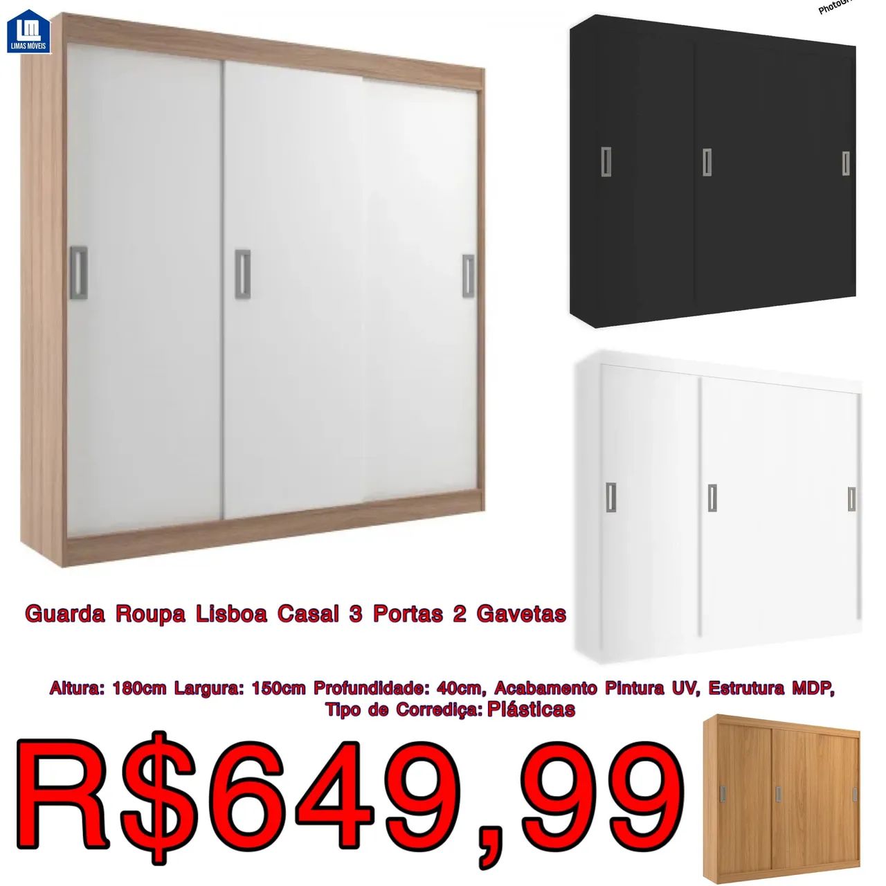 Guarda roupas - Foto 3