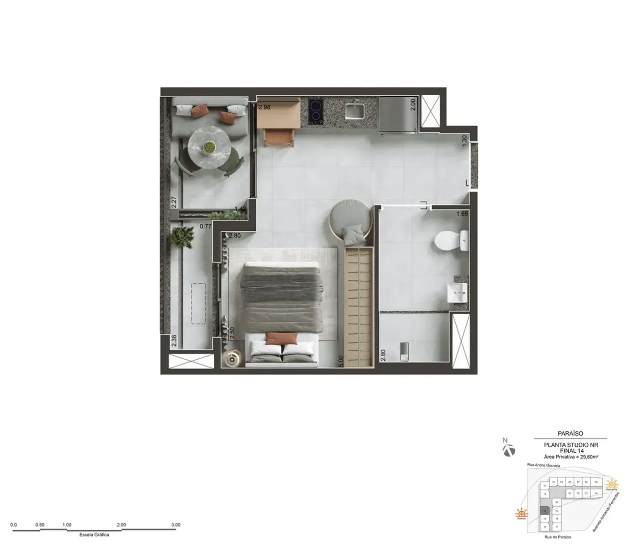 PLANTA 29m²