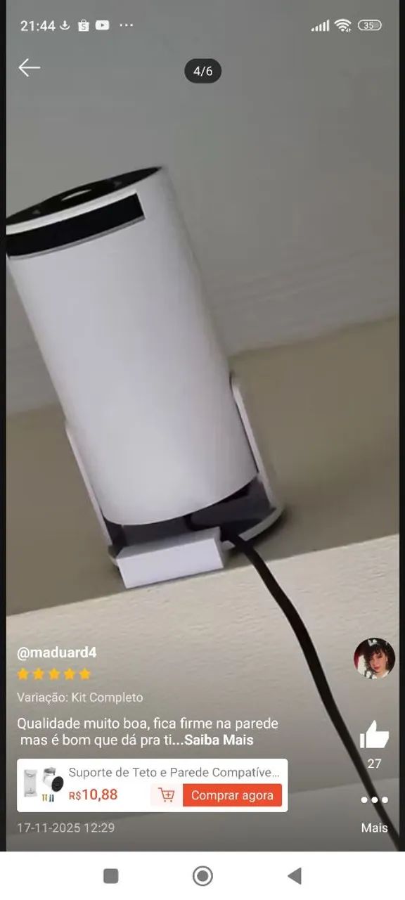 Projetor smart completo com suporte grátis  - Foto 4