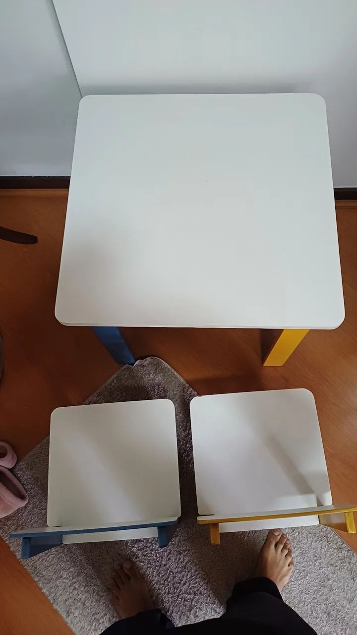 Mesa infantil madeira - Foto 4
