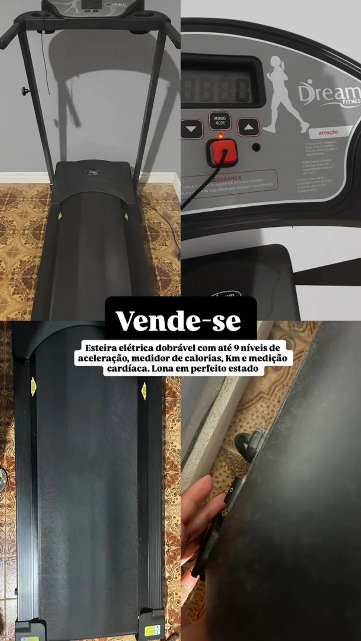 Esteira funcionando perfeitamente 