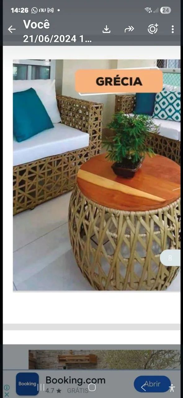 Conjunto moveis varanda Grécia  - Foto 2