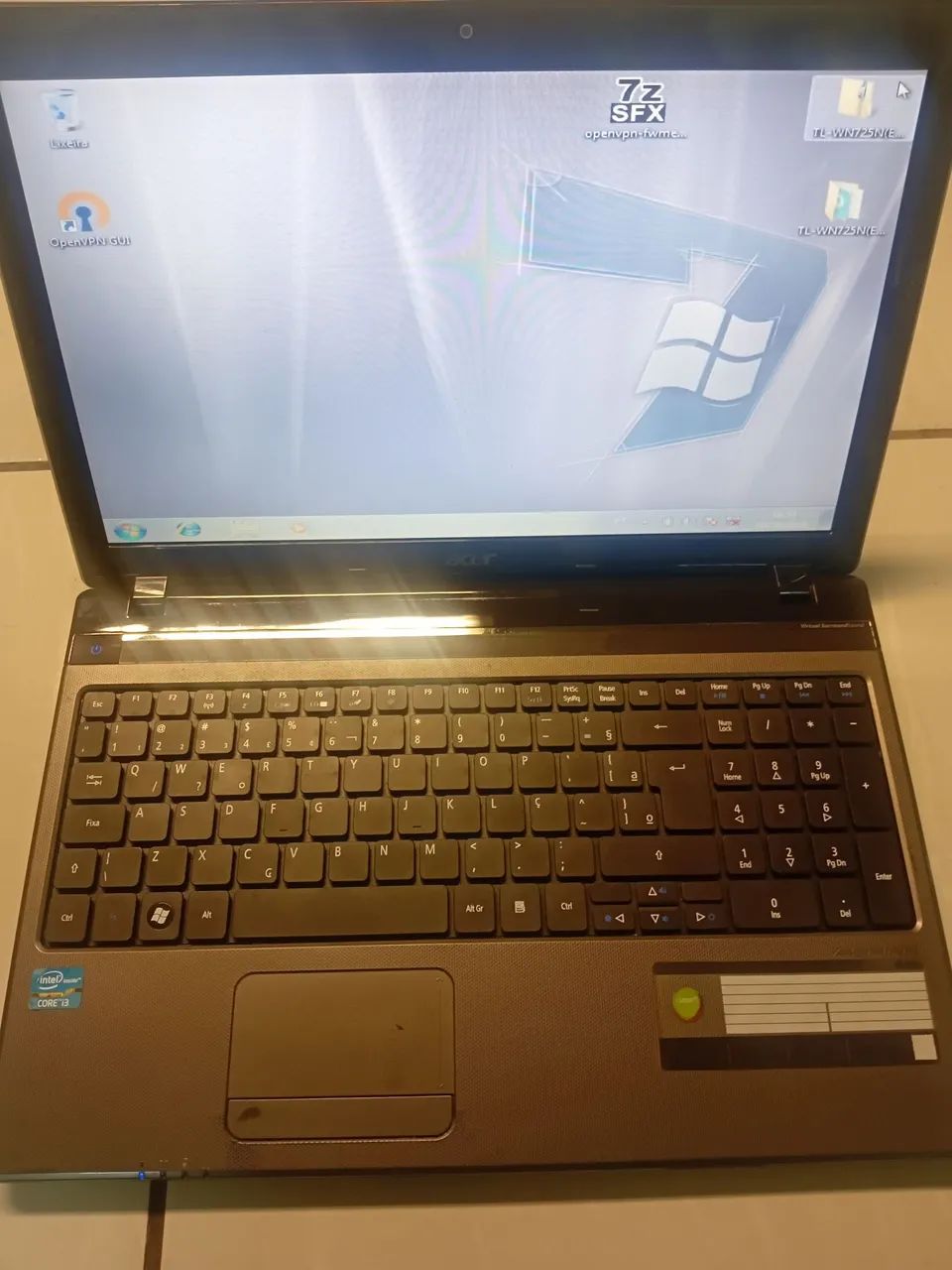 Notebook acer i3
