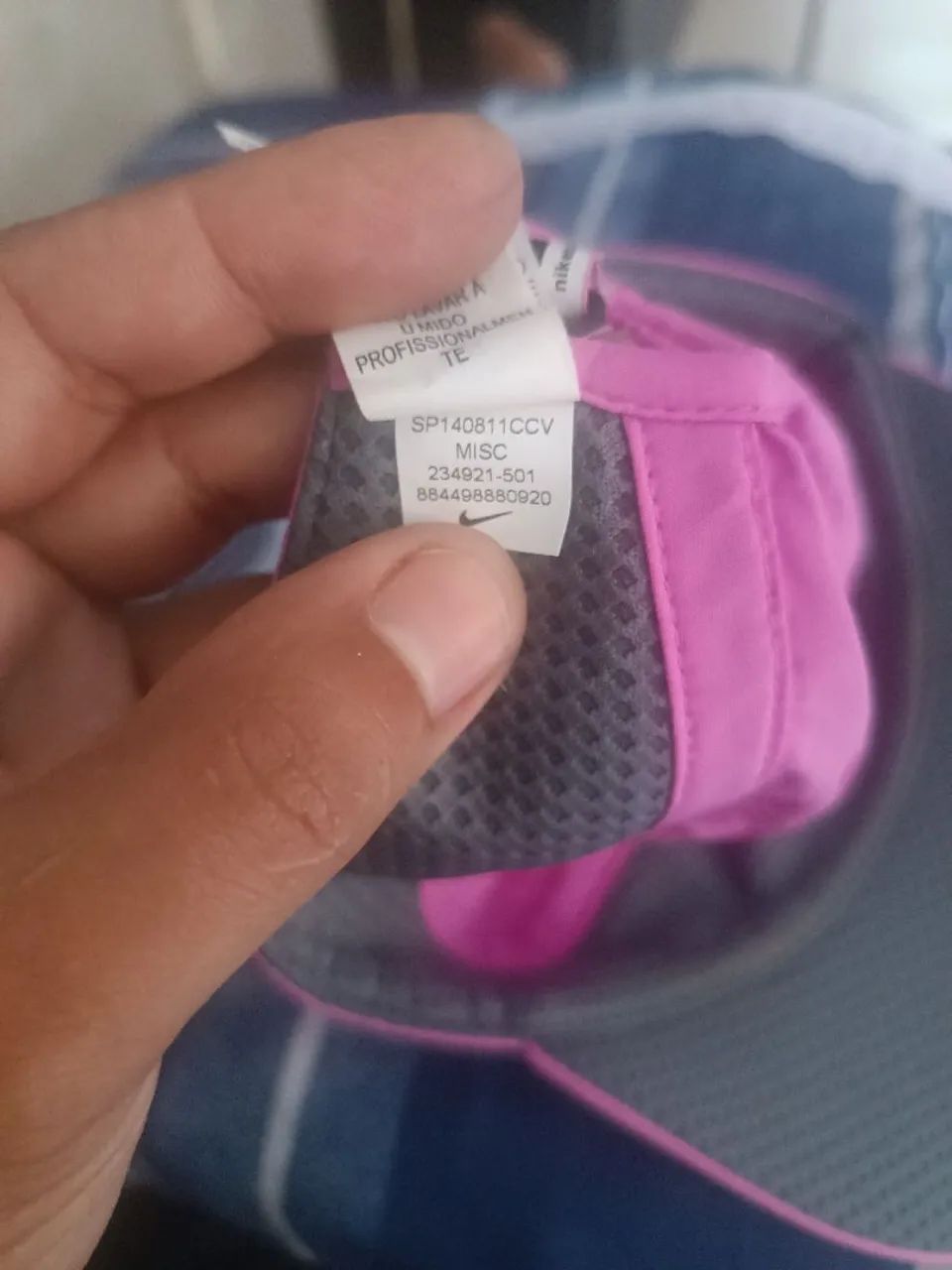 Boné Nike spiros 2 lado rosa bb - Foto 4