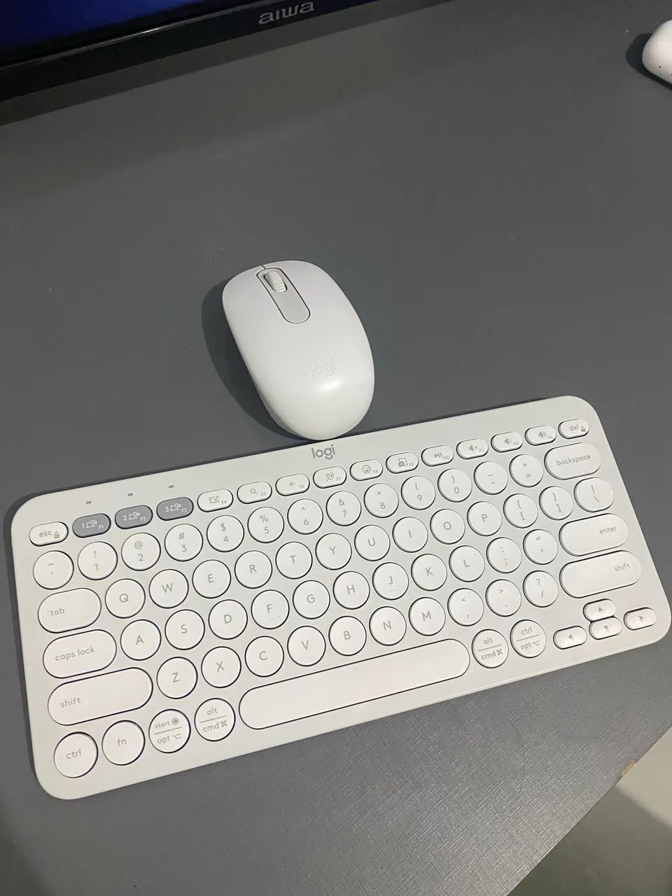 Teclado e mouse logitech (Mac e Windows)