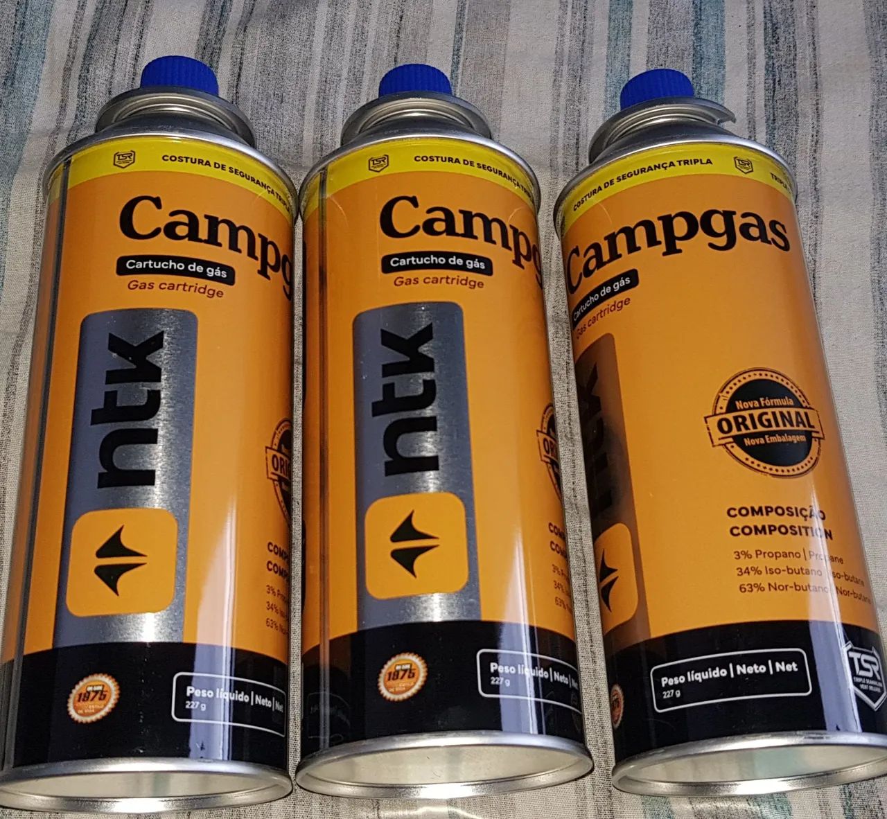 Kit Gás Camping 3x 