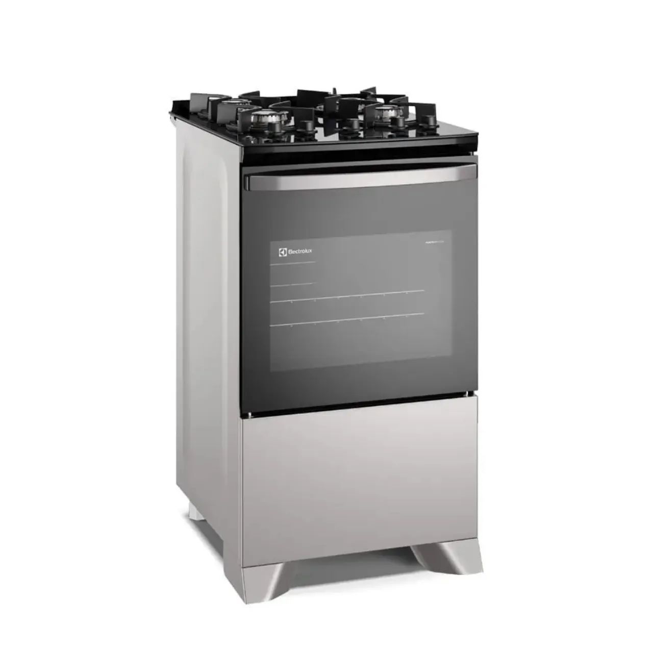 Fogão Electrolux 4 bocas Prata Efficient