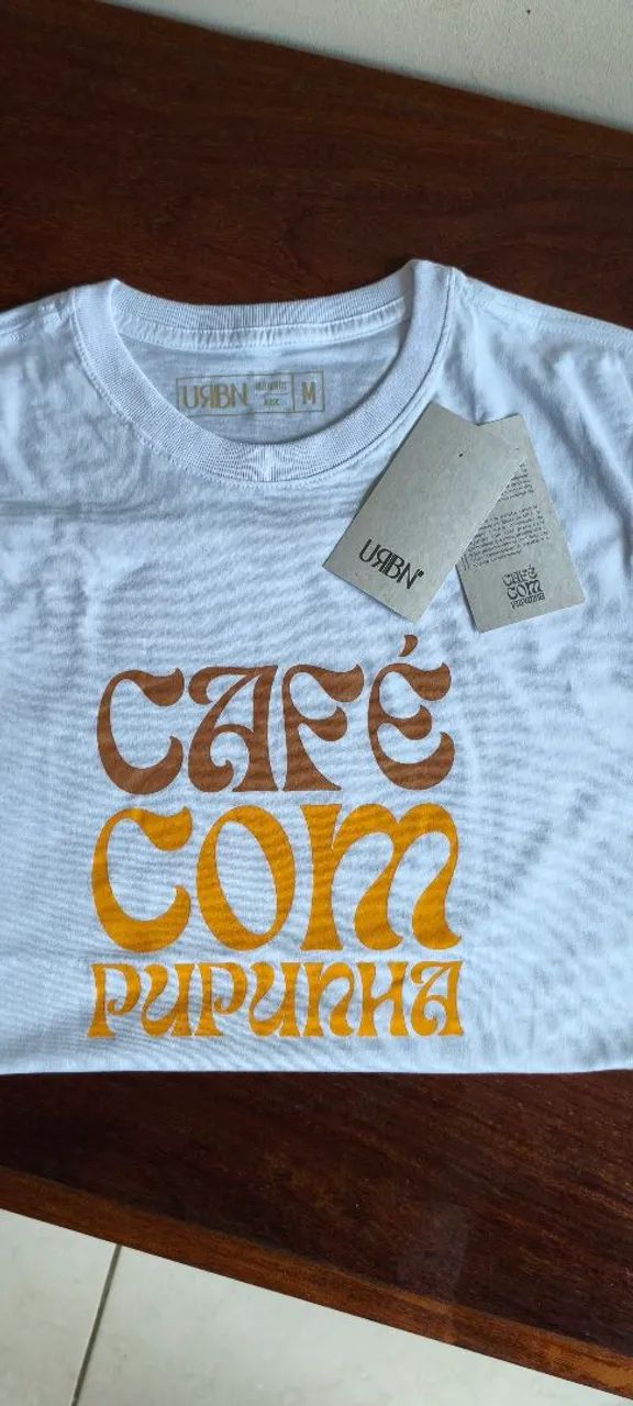 Camiseta Café com Pupunha