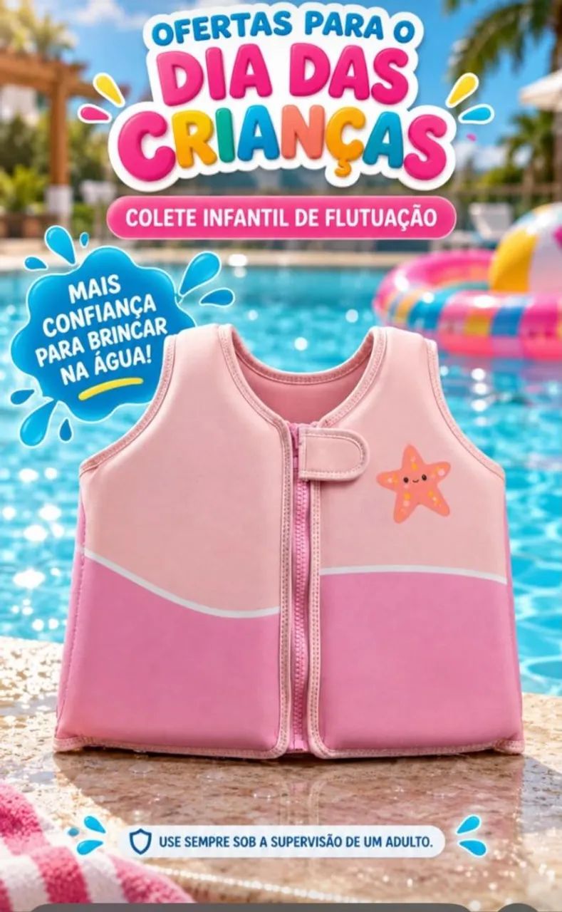 Colete flutuação - infantil 