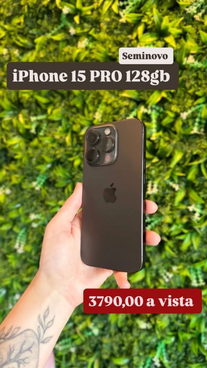 iPhone 15 pro 128gb ( seminovo)
