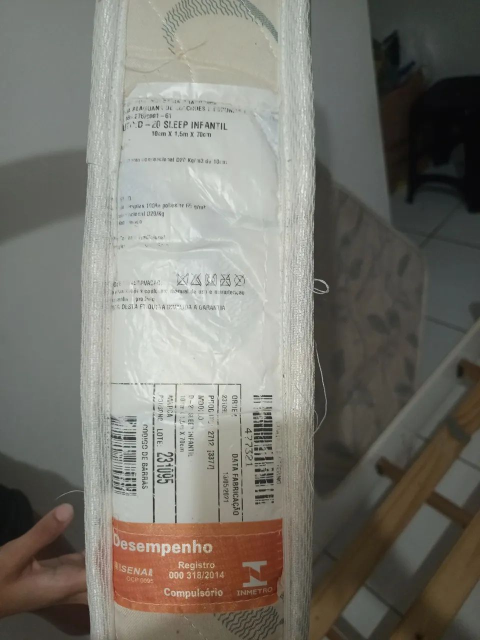 Vendo mini cama infantil com colchão  - Foto 3