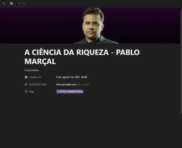Combo de Cursos (PABLO MARÇAL, PRIMO RICO, CORTELLA...)