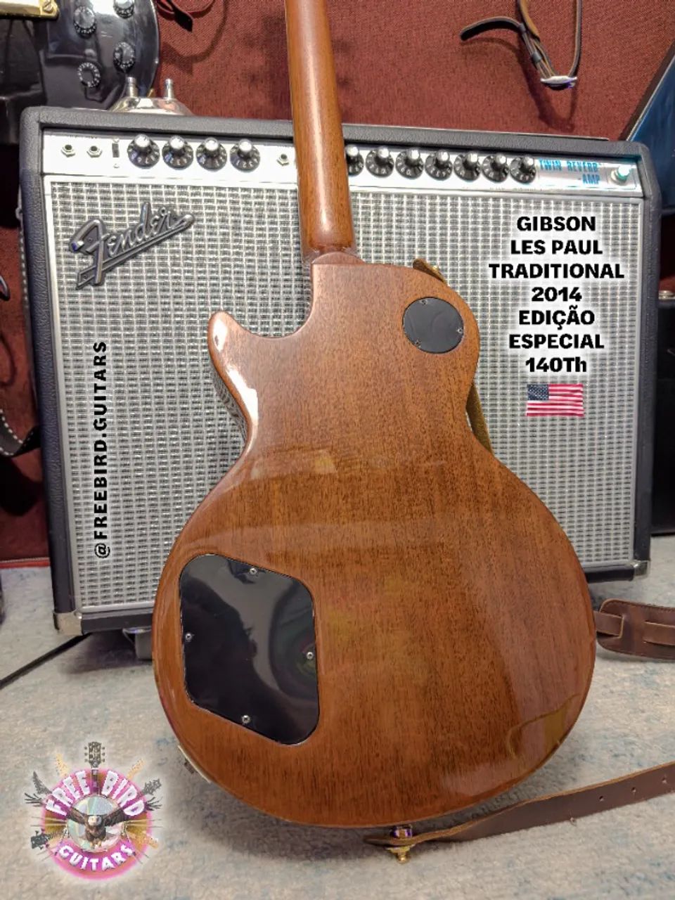 GIBSON LES PAUL TRADITIONAL 2014 ? RED WINE ? Edição Especial