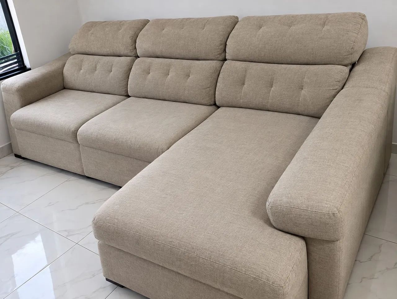 VENDO SOFÁ RETRÁTIL EM L