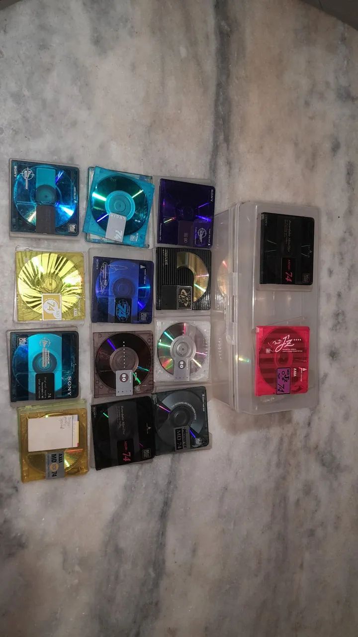 MD 14 MINIDISCS COM O CASE  - Foto 3