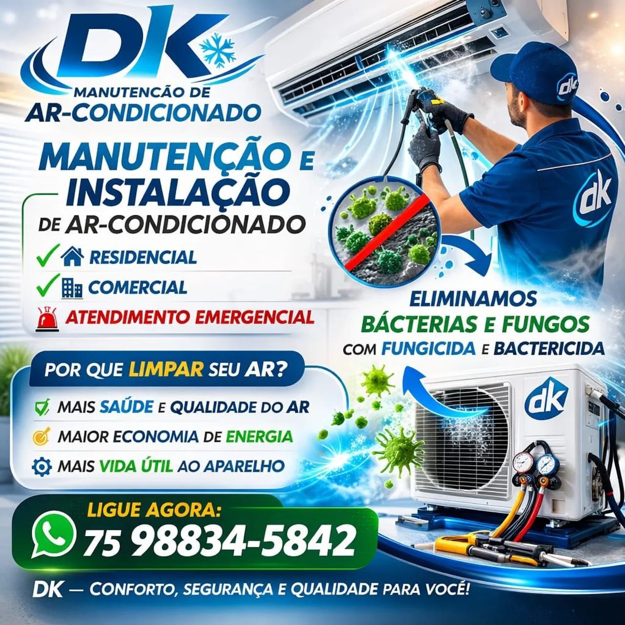 Serviços para ar condicionado 