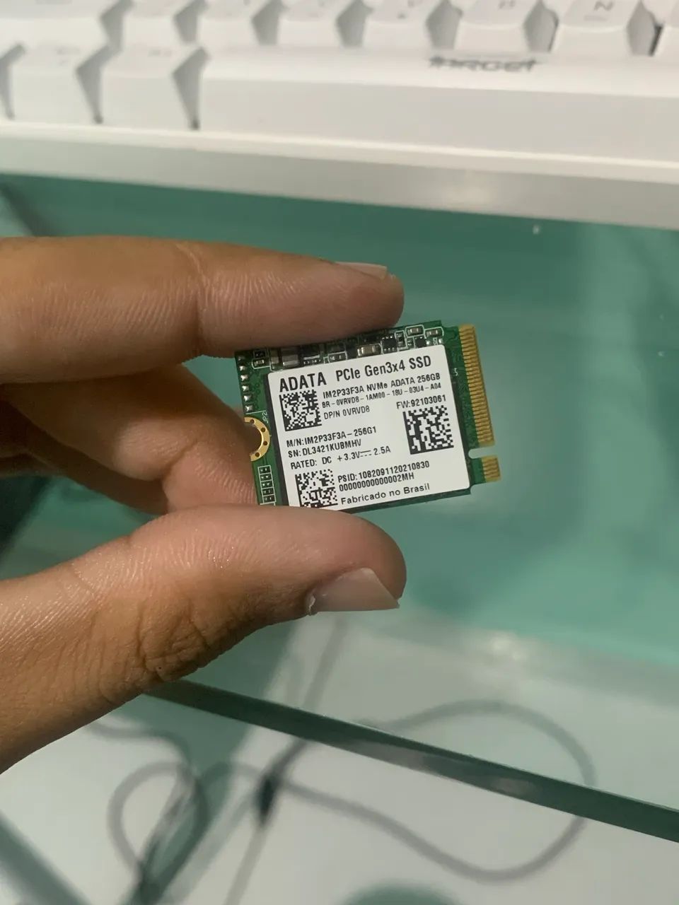 SSD NVME 256gb 