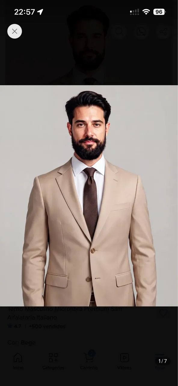 Terno slim italiano 
