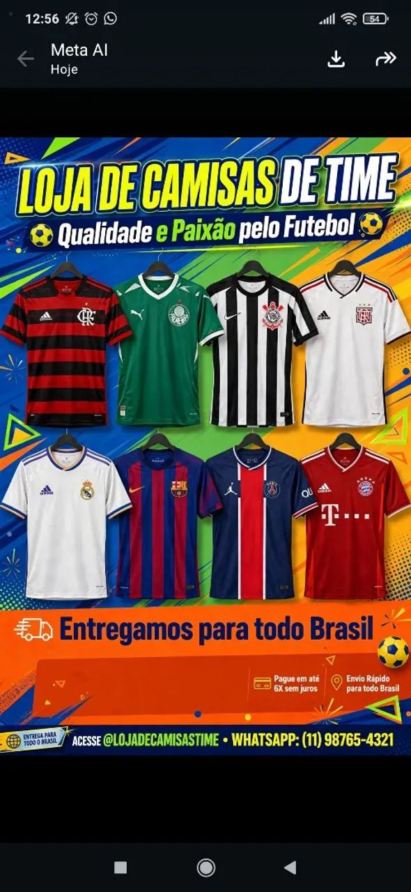 Camisas de time