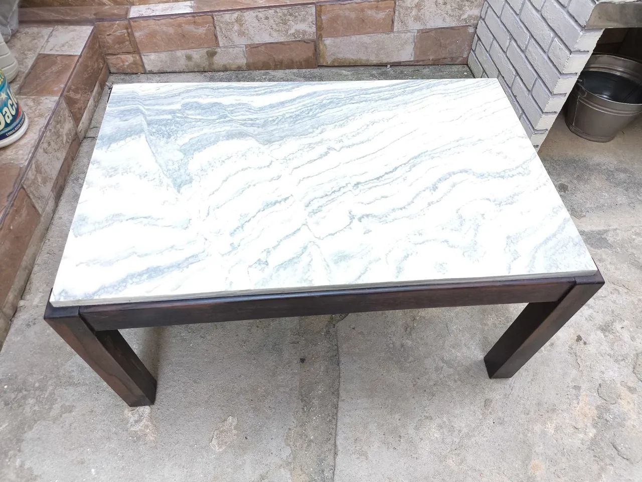 Mesa de centro anos 60 Mármore 