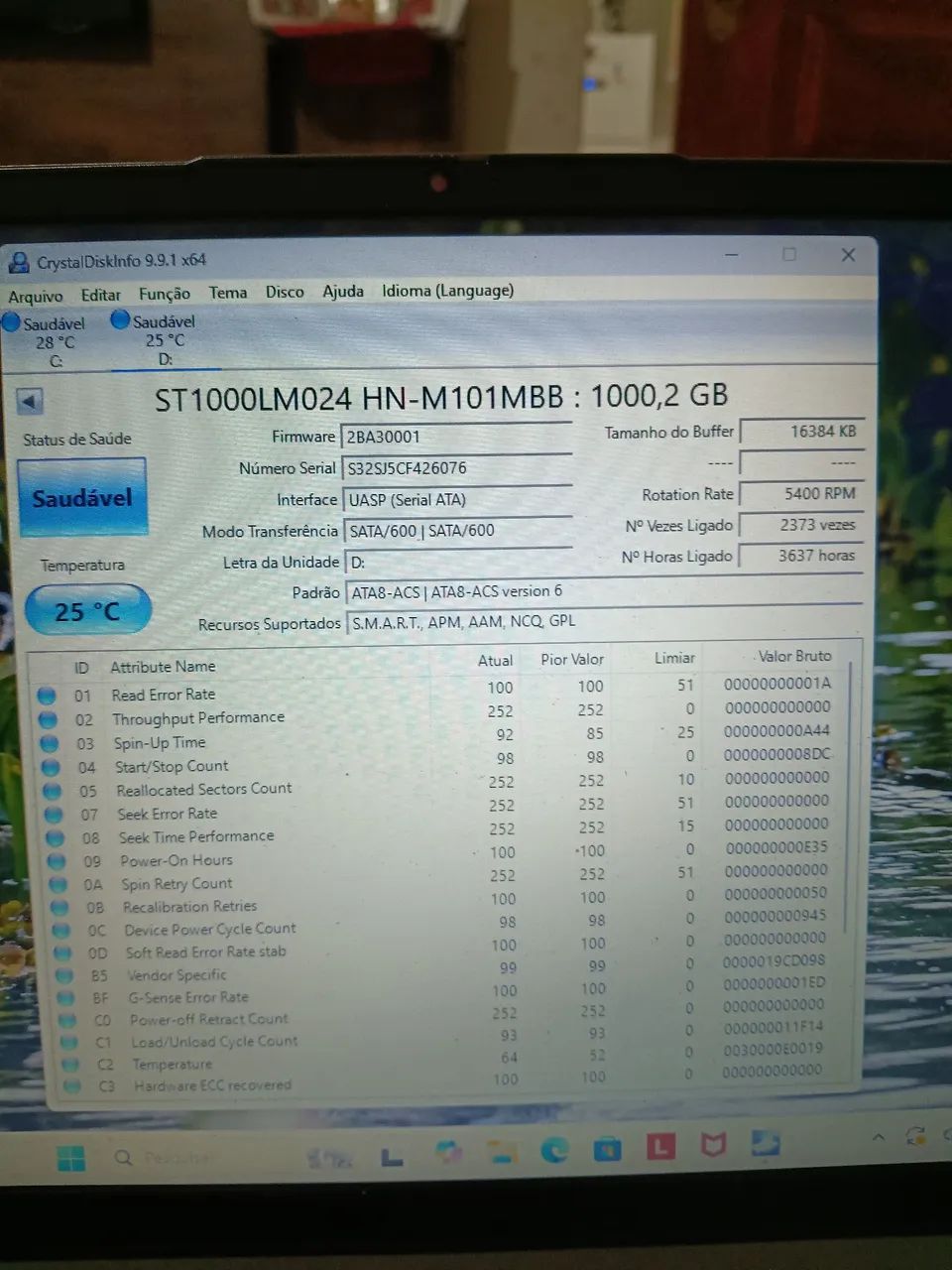 Vendo 2 HDs de 1 TB Samsung de Notebook 2.5" SATA  - Foto 3