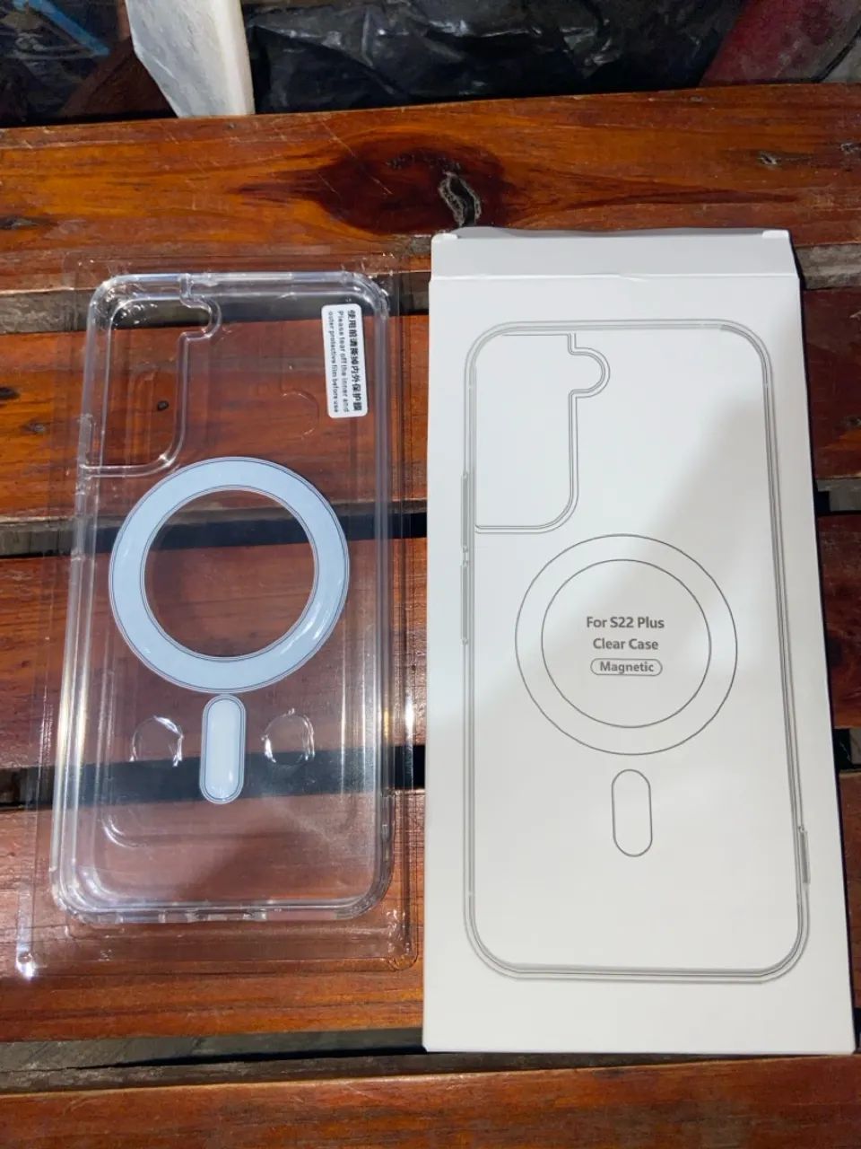 Capa Transparente magnetica para Galaxy S22 Plus