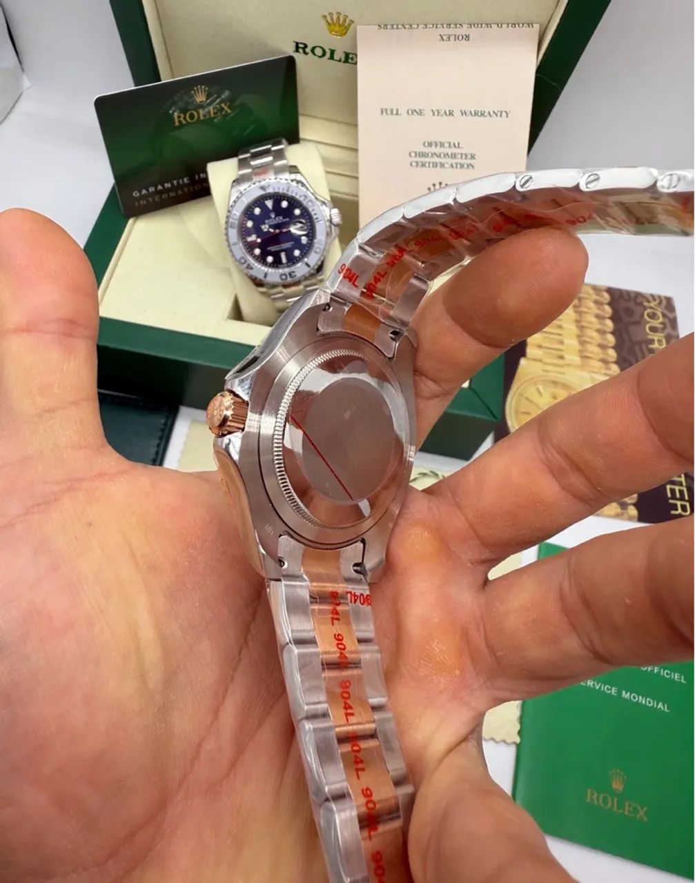 Relógio Yacht-Master Everrose Automático - Foto 5
