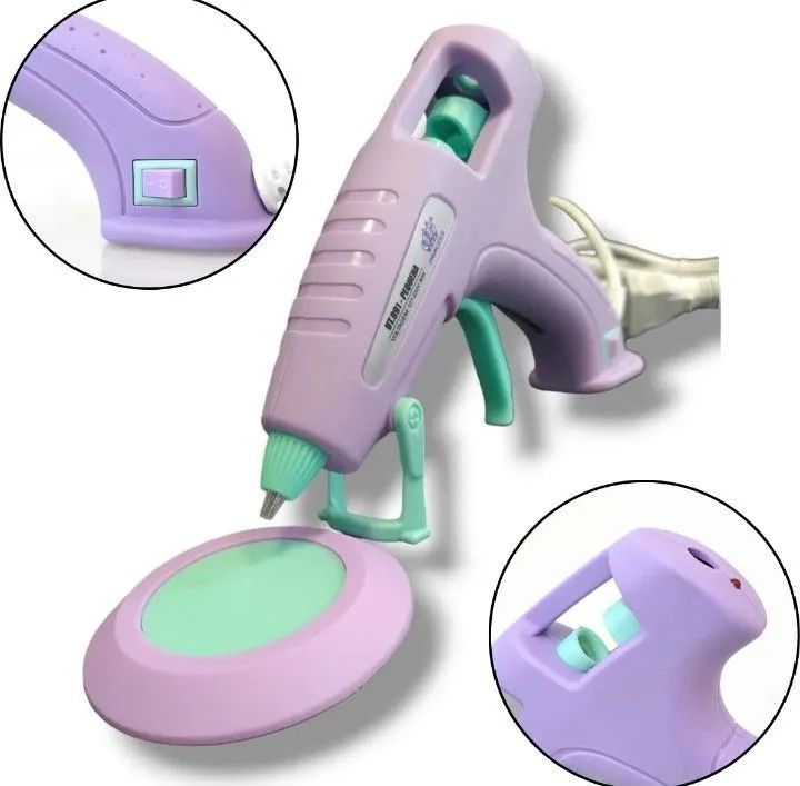 Pistola de cola quente c/Base Princess Pequena 30w Bivolt - Foto 2