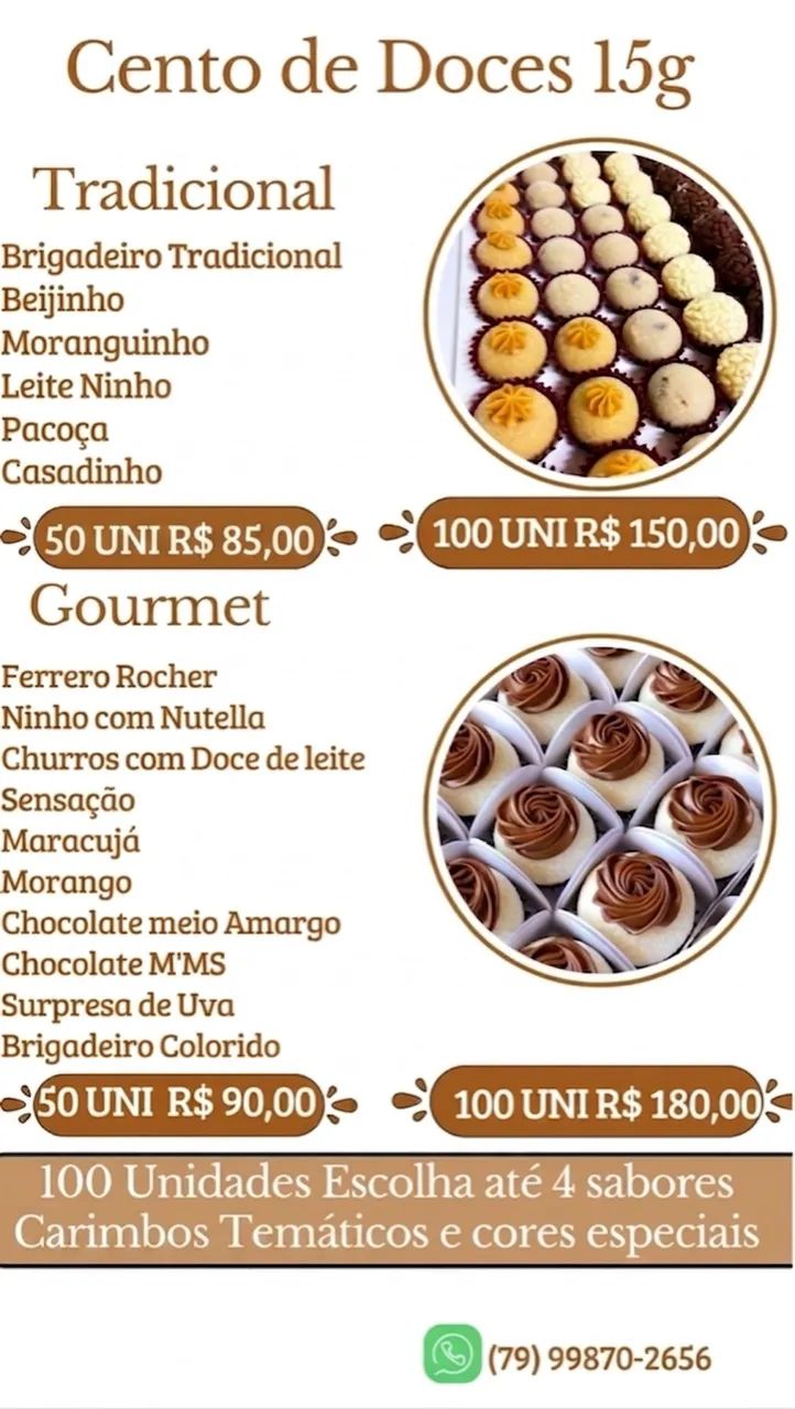 Vende-se centros de doces 