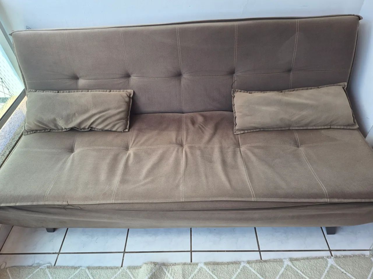 Sofa Cama Marrom
