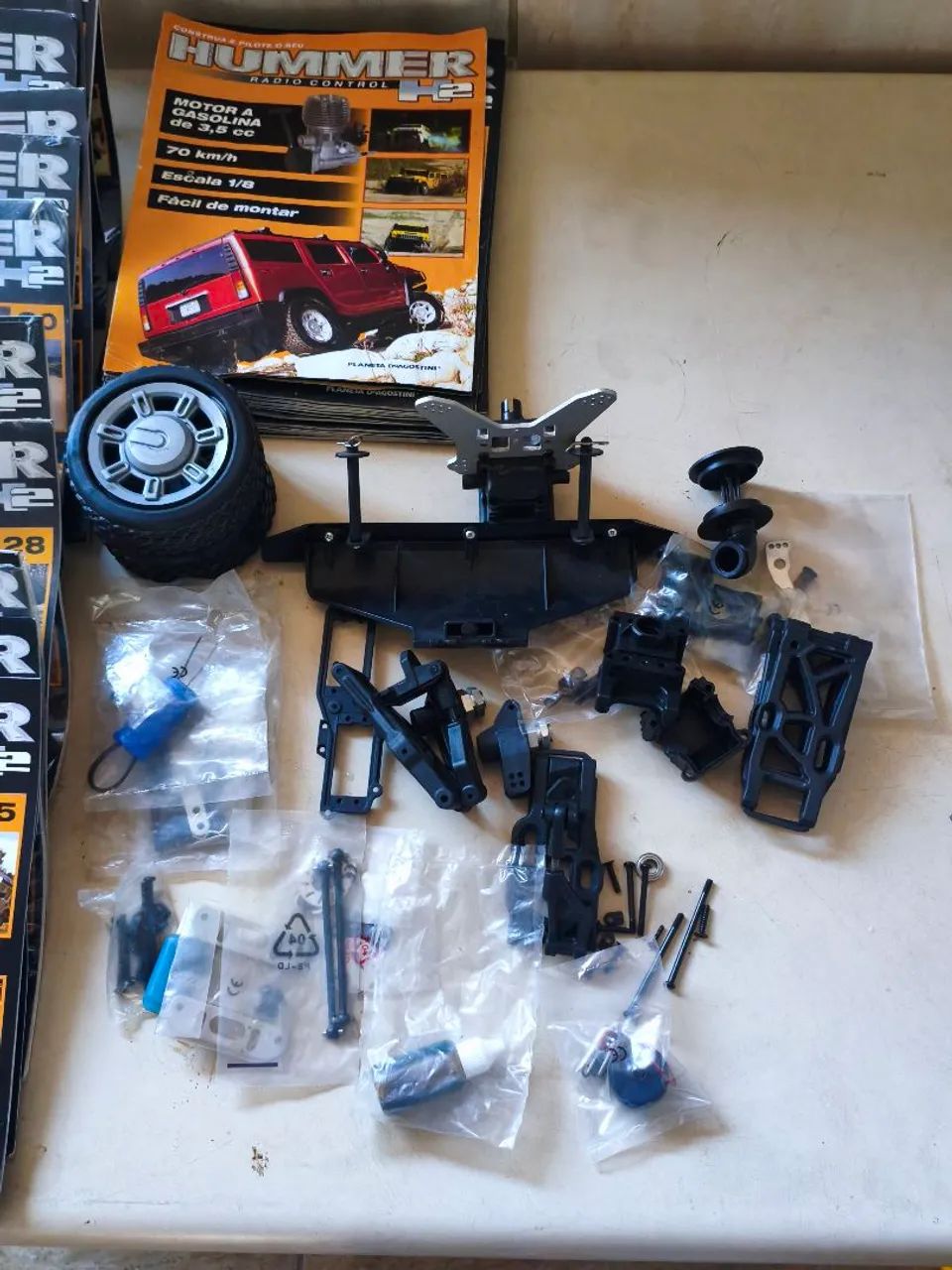 Peças carrinho automodelo Humer H2 nitro - Foto 4