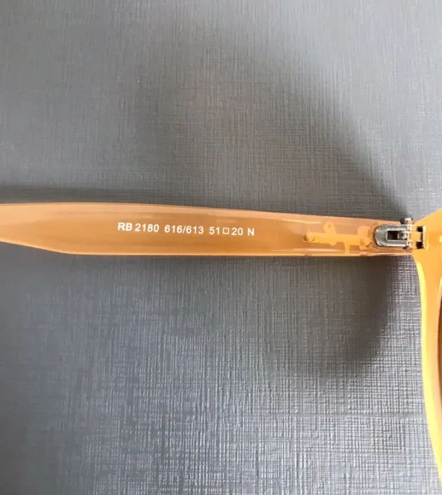 óculos de sol ray ban round style caramelo - Foto 5