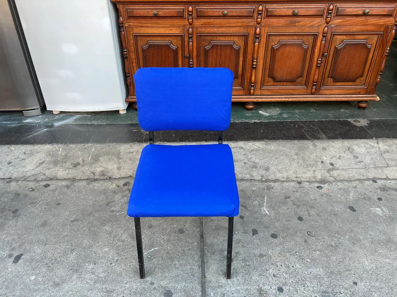 Cadeira de Escritório Azul  - Foto 5