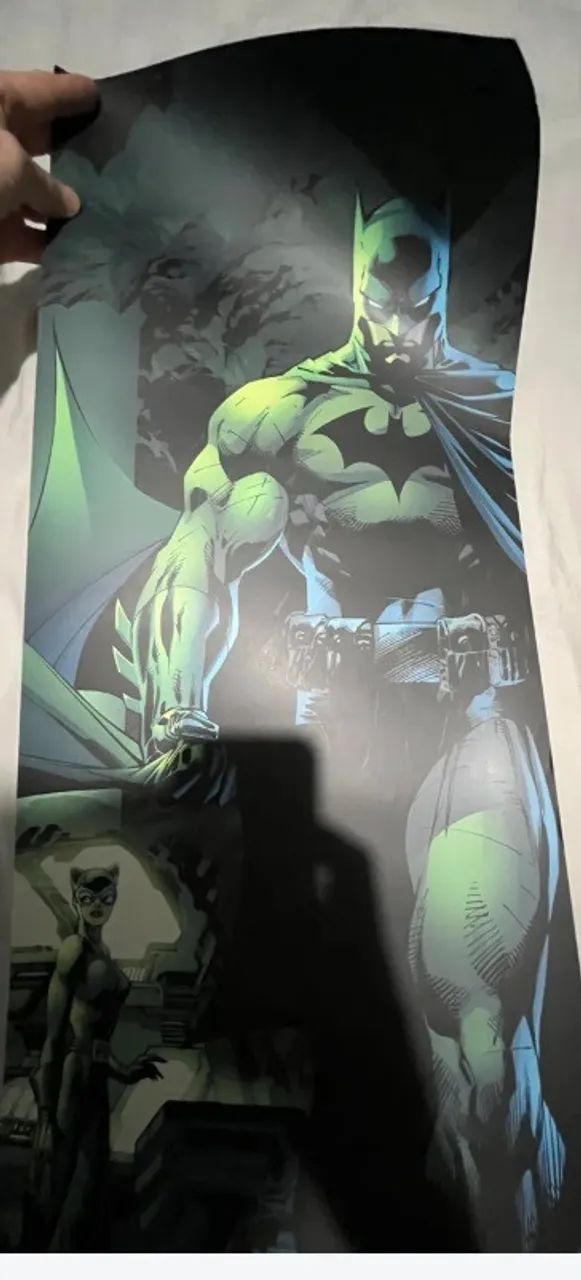 2 posteres batman e homem formiga - coleção omelete box