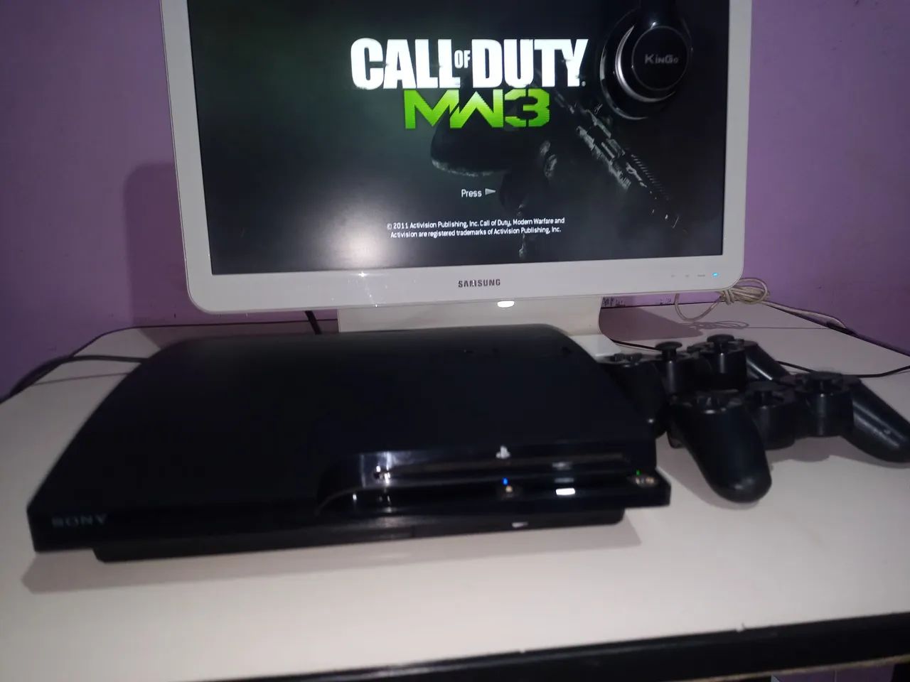 Ps3 SLIM com jogos TESTO NA HORA SHOPPING - Foto 3