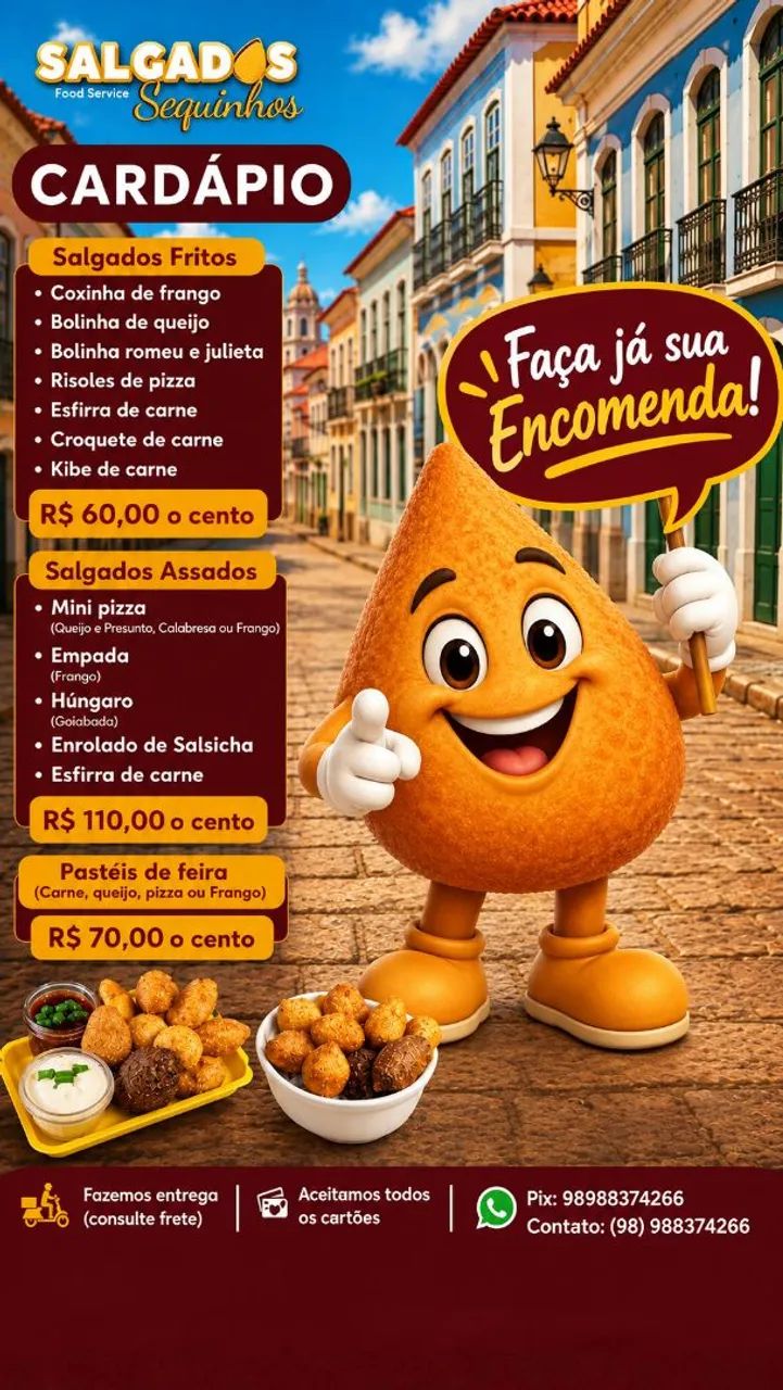 Salgados para festa