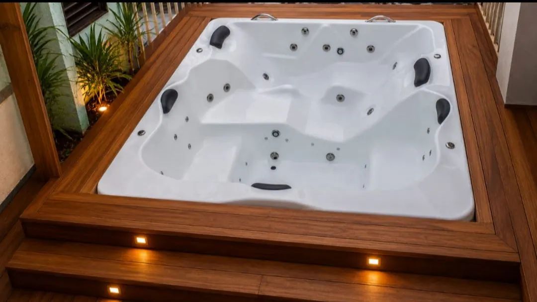 Spa de hidromassagem ate 8 pessoas