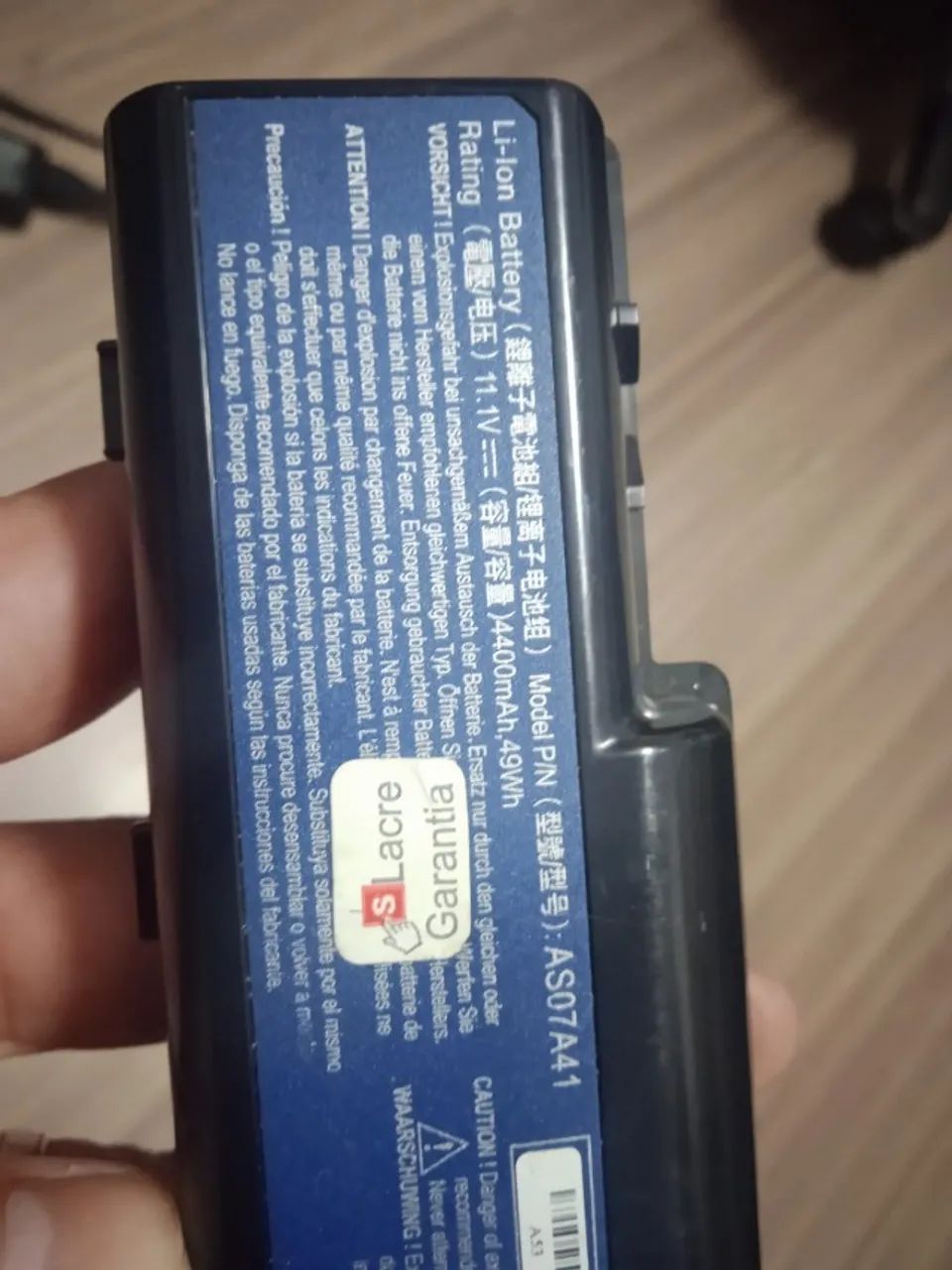 Bateria para Notebook Acer AS07A41 - Foto 3