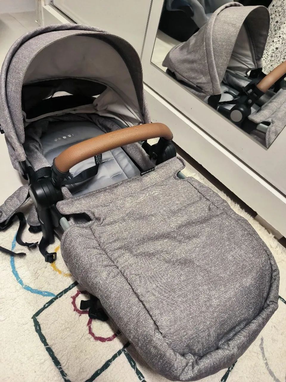 Carrinho + Bebê conforto com base Maxi Cosi - Foto 4