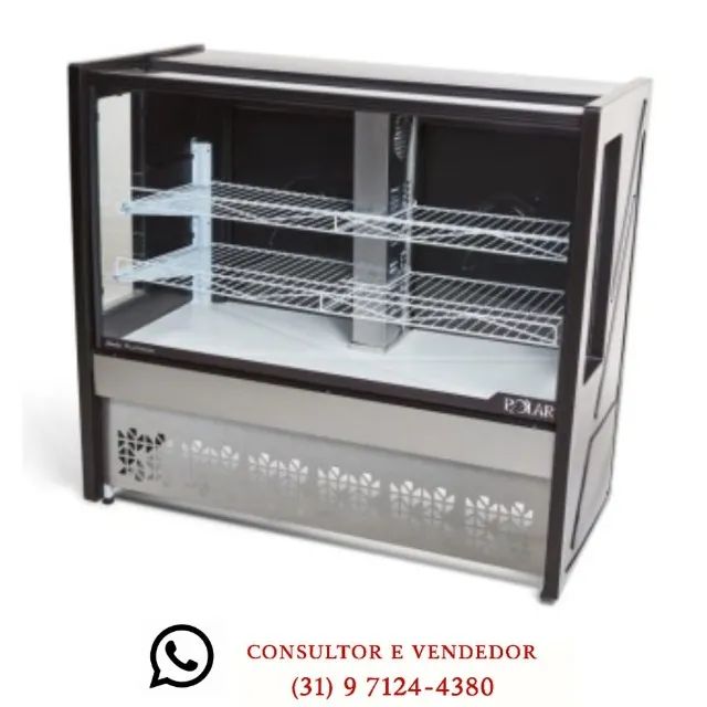Balcão de Tortas 1,25M Ar Forçado Polar 