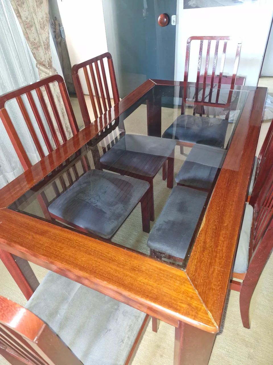Mesa com 6 cadeiras - Foto 5
