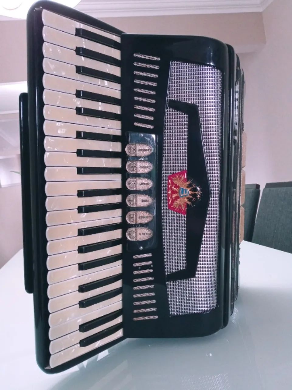 Acordeon Italiano Acmette 120 baixos - Foto 4