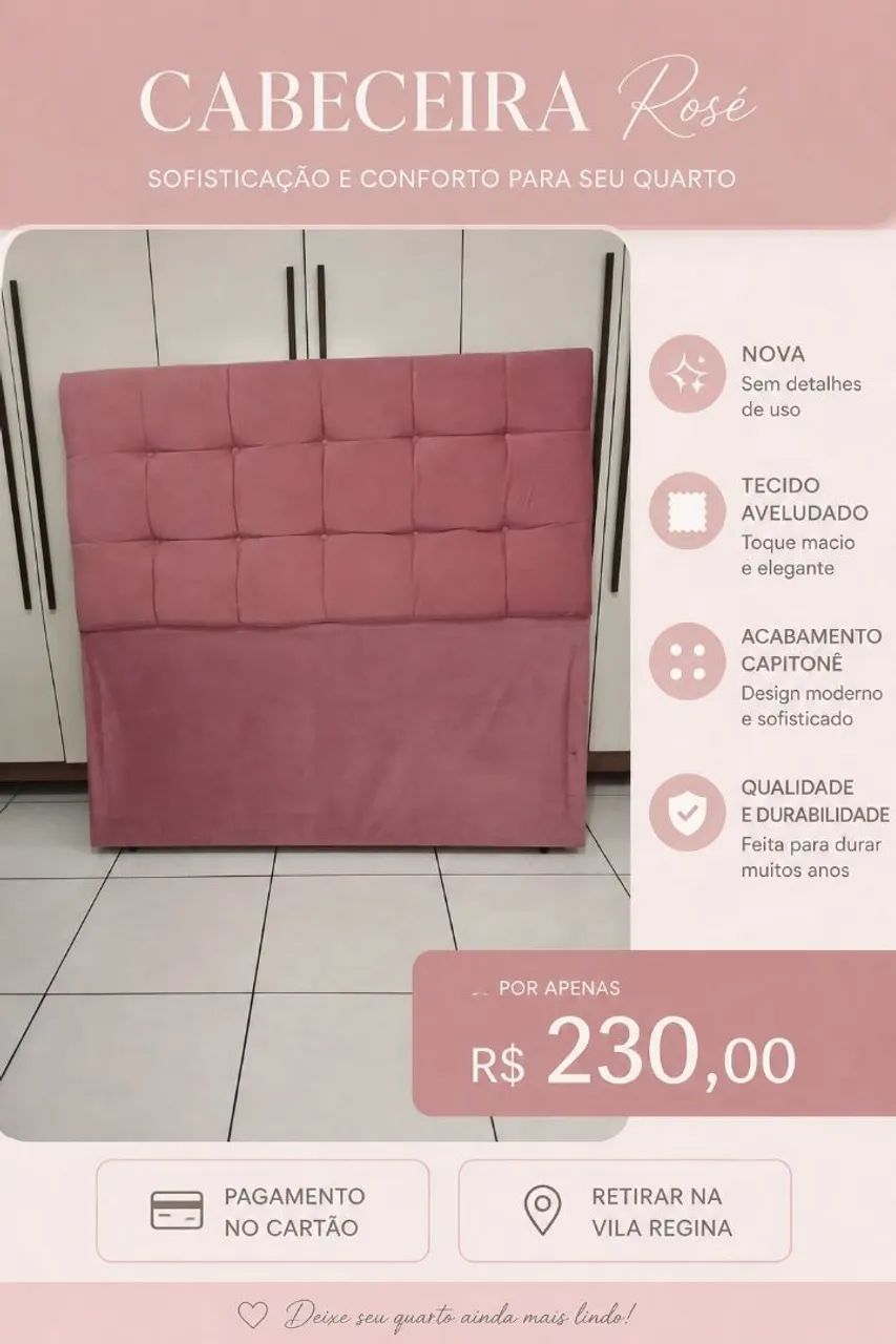 Cabeceira para cama de casal  - Foto 2