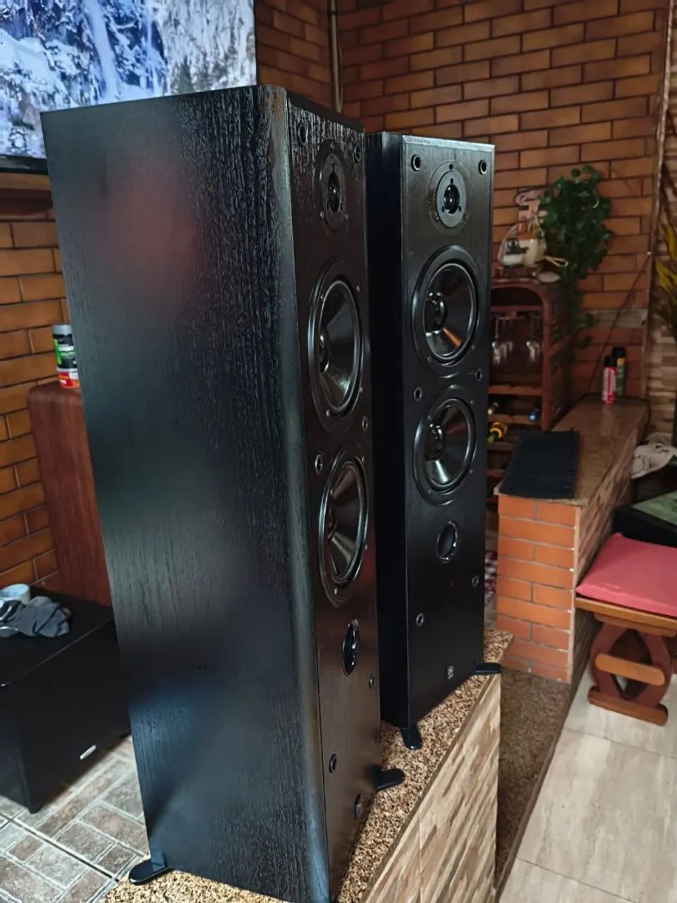 par de caixas yamaha Ns 50f - Foto 3
