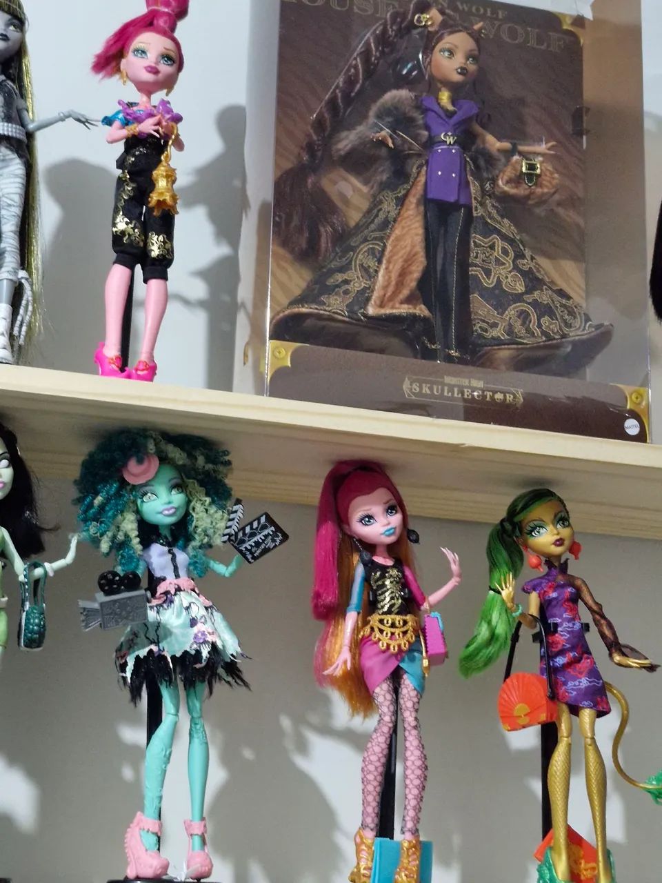 LOTE MONSTER HIGH 4 BONECAS 