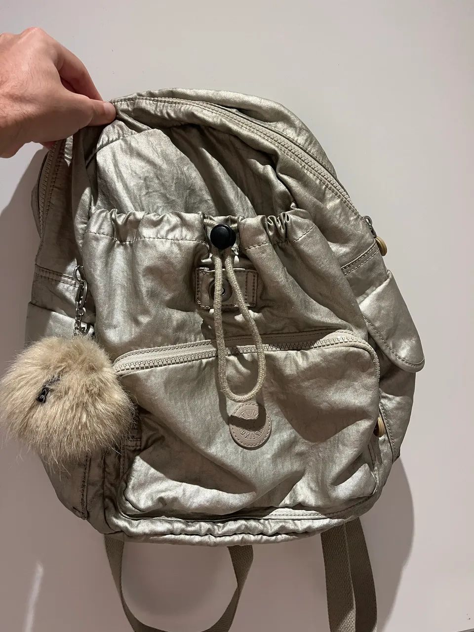 Mochila Kipling Prata  - Foto 3