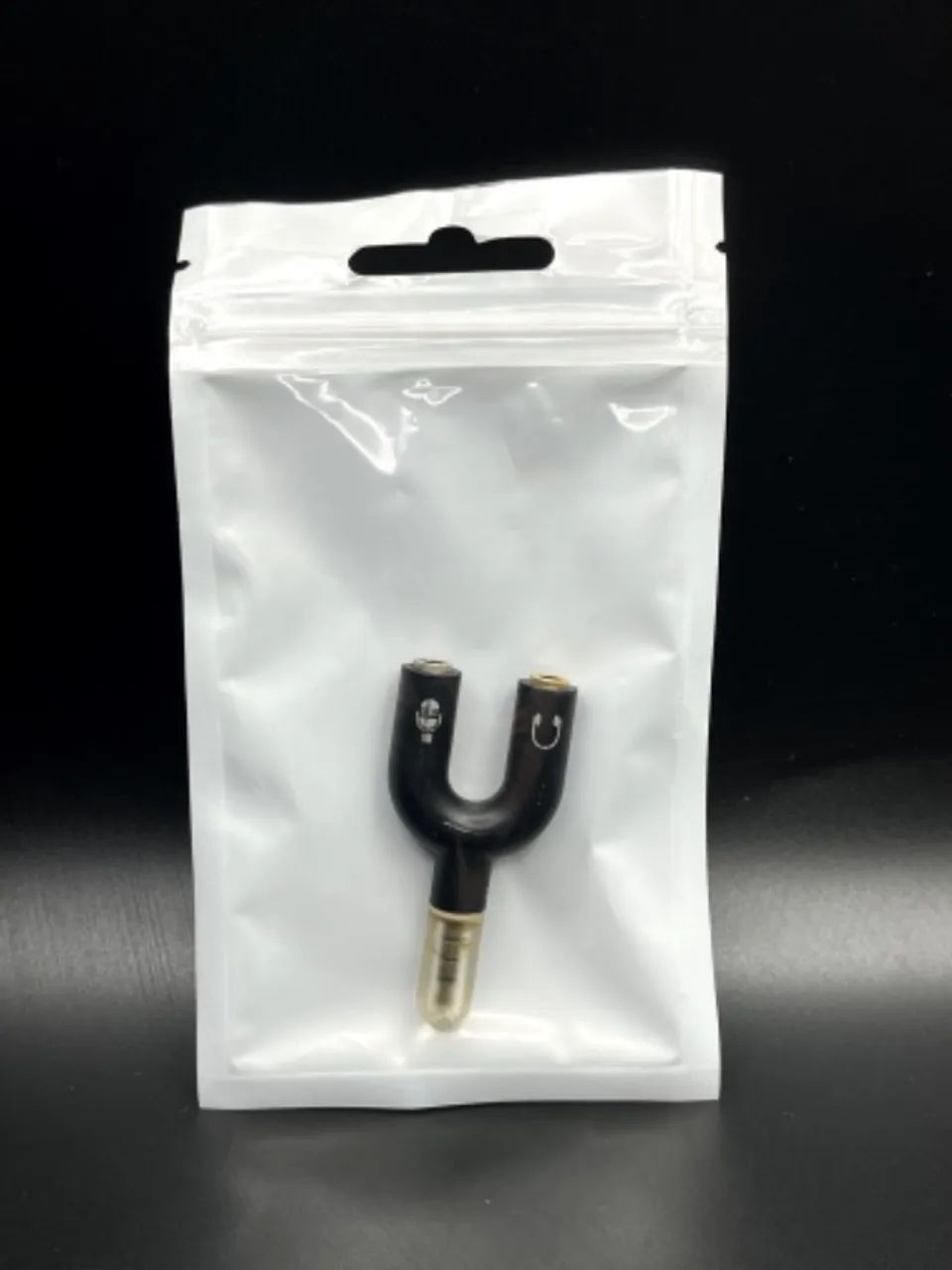 ADAPTADOR SPLITTER DE AUDIO P2 PARA P3 HEADSET E MICROFONE