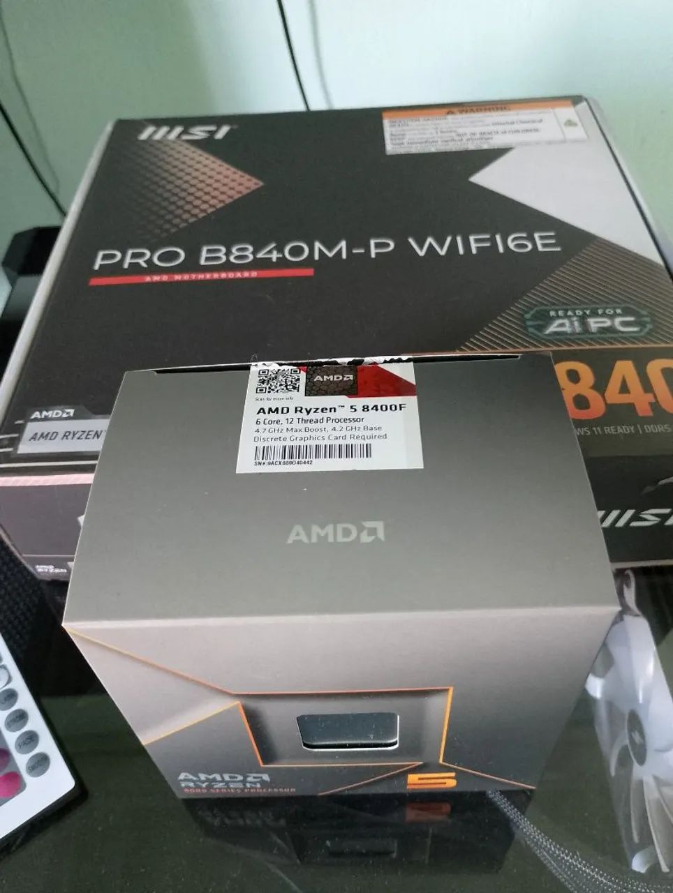 Processador AMD Ryzen 5 8400F (Soquete AM5) - Perfeito Estado  - Foto 2